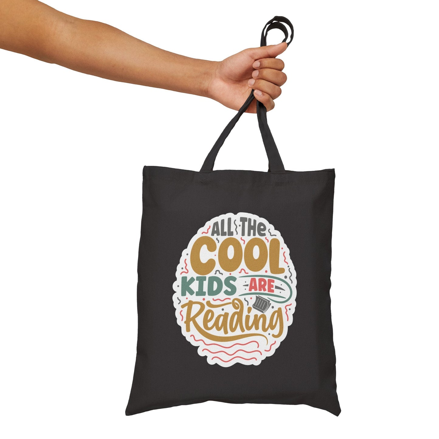 Reality is Overrated Book Lover Gift Library Book Bag for Book Power Reader Book Nerd Book Dragon Gift Cotton Canvas Tote Bag