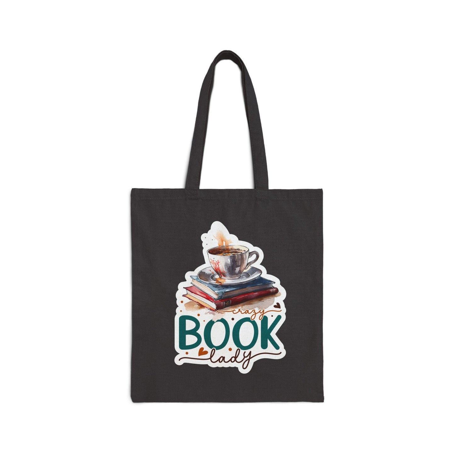 Book Lady Library Book Lover Gift for Book Nerd Power Reader Book bag Cotton Canvas Tote Bag