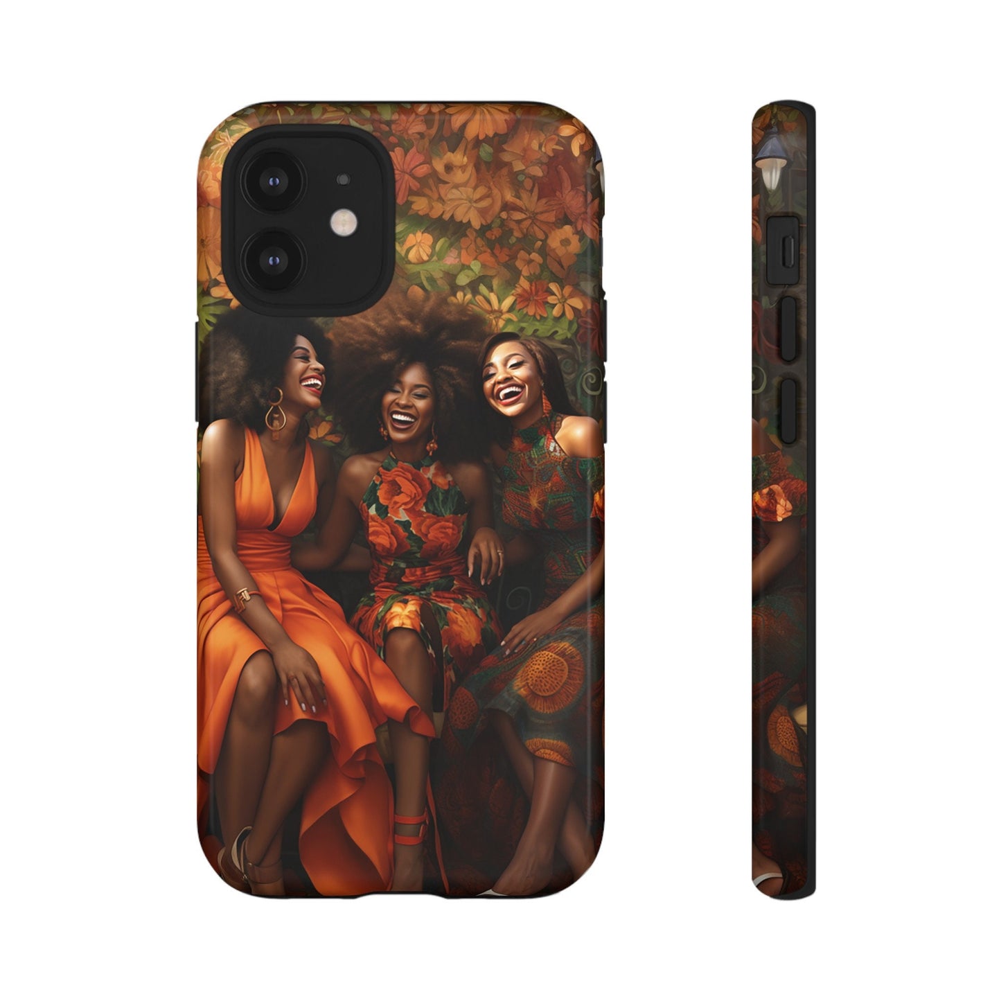 iPhone 12, iPhone 12 Pro, iPhone 12 Mini, iPhone 12 Pro Max Tough Cases African American Women Black Woman Sisters Friends Reunion