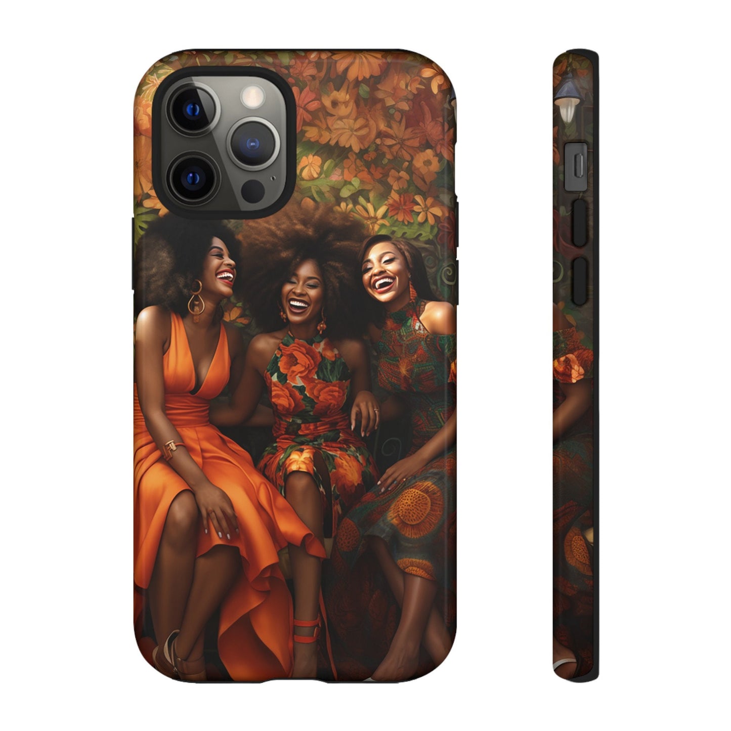 iPhone 12, iPhone 12 Pro, iPhone 12 Mini, iPhone 12 Pro Max Tough Cases African American Women Black Woman Sisters Friends Reunion