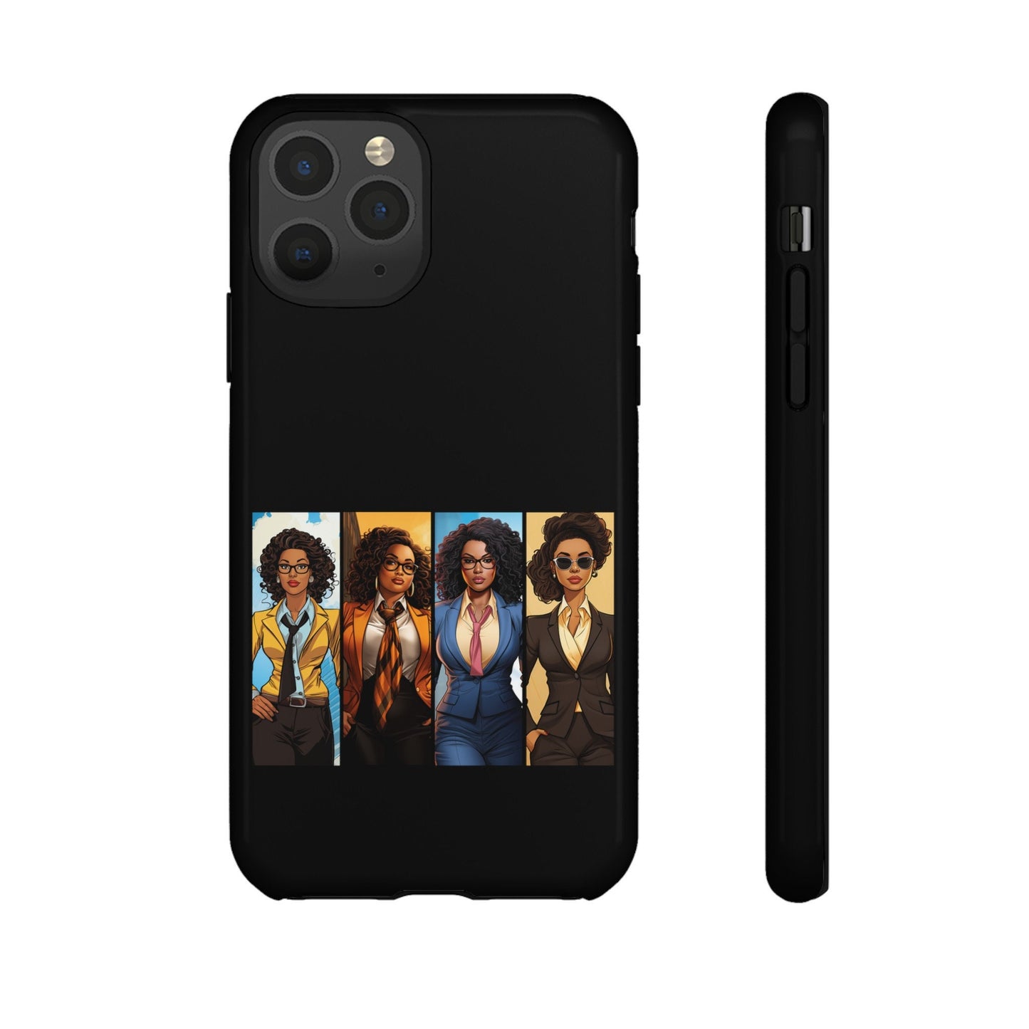 iPhone 11, iPhone 11 Pro, iPhone 11 Tough Cases African American Black Women Superheroes Strong Black Women