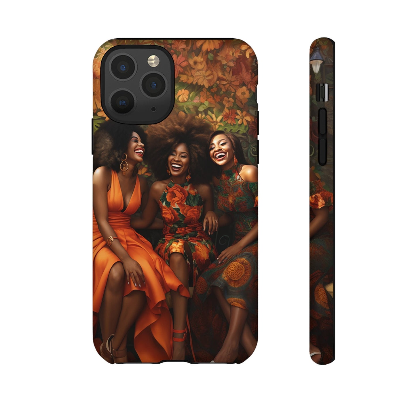 iPhone 11, iPhone 11 Pro, iPhone 11 Tough Cases African American Women Black Woman Sisters Friends Reunion