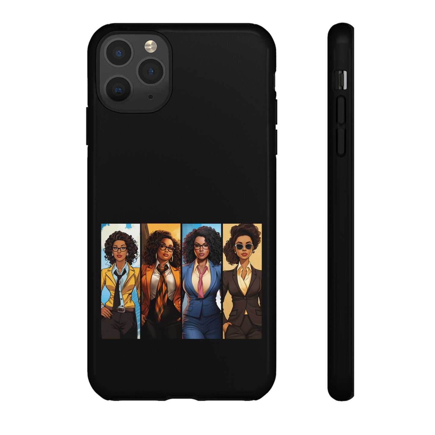 iPhone 11, iPhone 11 Pro, iPhone 11 Tough Cases African American Black Women Superheroes Strong Black Women