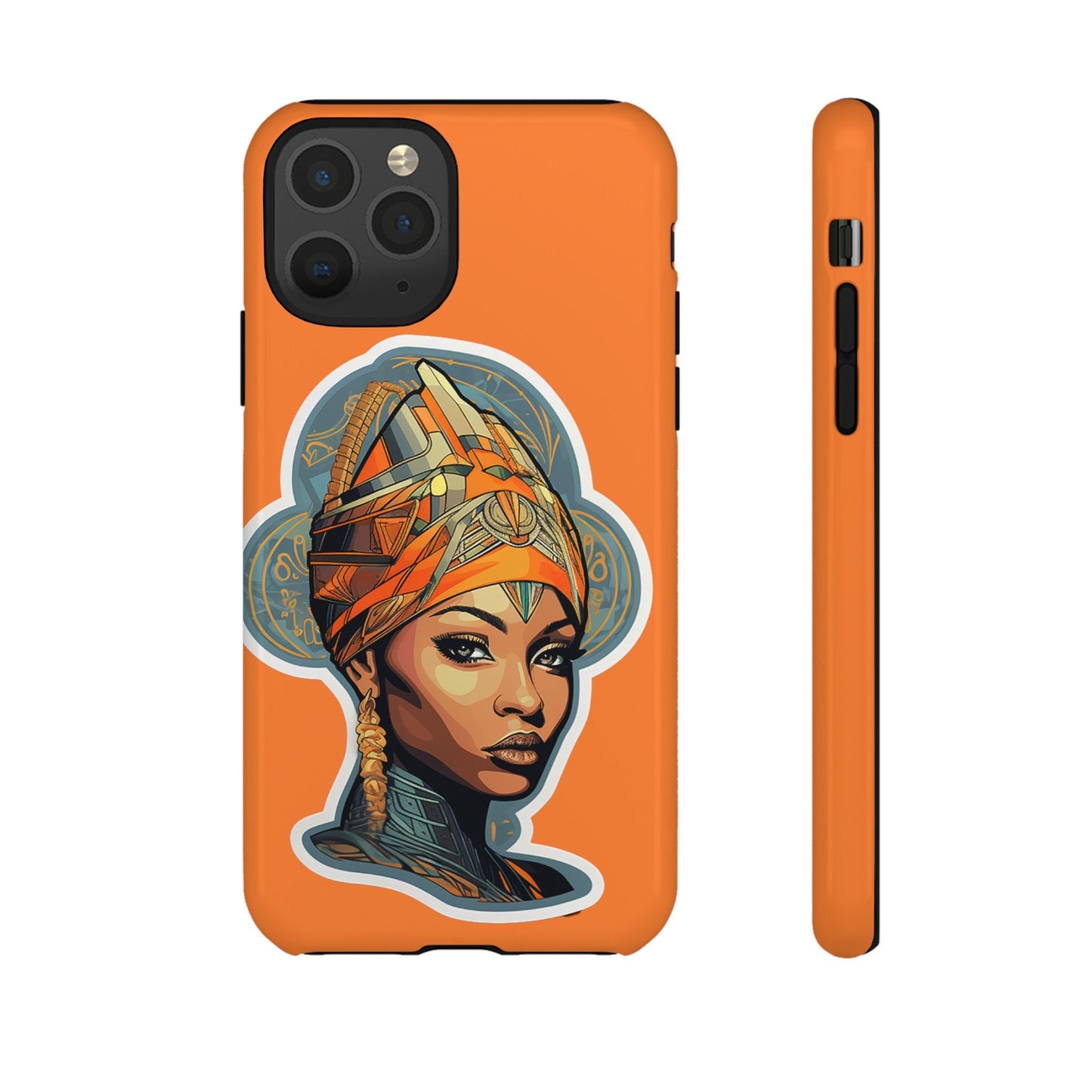 iPhone 11, iPhone 11 Pro, iPhone 11 Tough Cases African American Queen Nubian Princess Black Royalty
