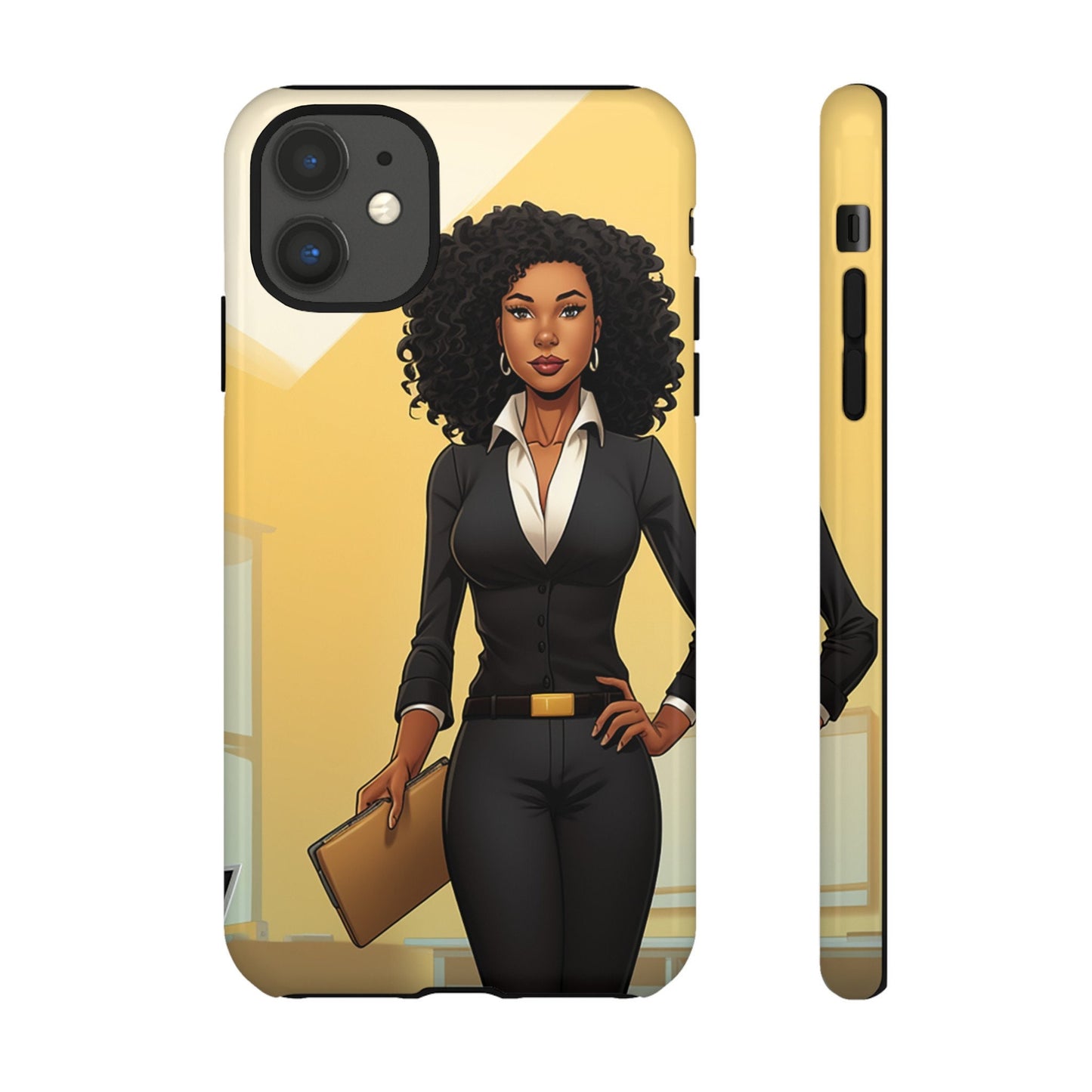 iPhone 11, iPhone 11 Pro, iPhone 11 Tough Cases African American Woman Business Woman Entrepreneur
