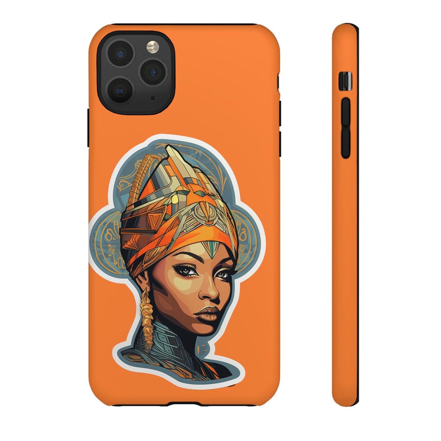 iPhone 11, iPhone 11 Pro, iPhone 11 Tough Cases African American Queen Nubian Princess Black Royalty