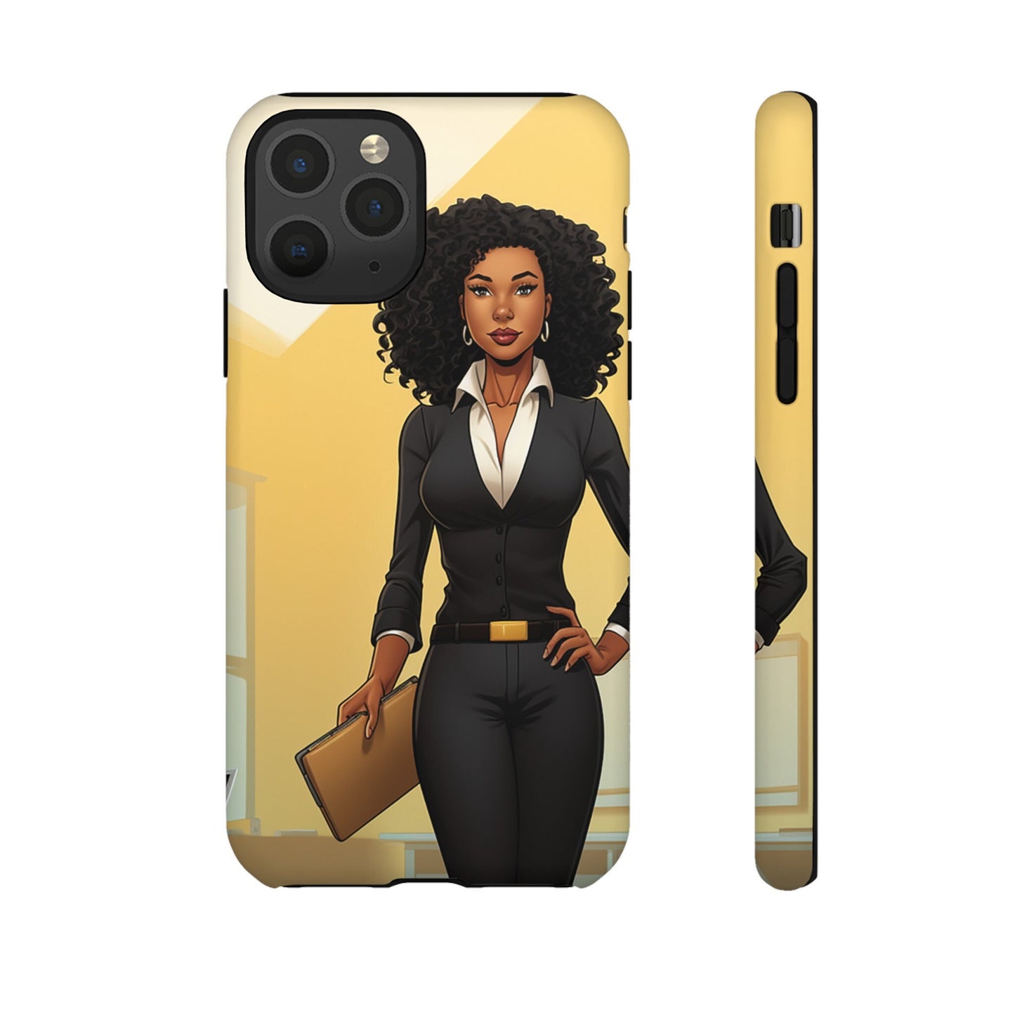 iPhone 11, iPhone 11 Pro, iPhone 11 Tough Cases African American Woman Business Woman Entrepreneur