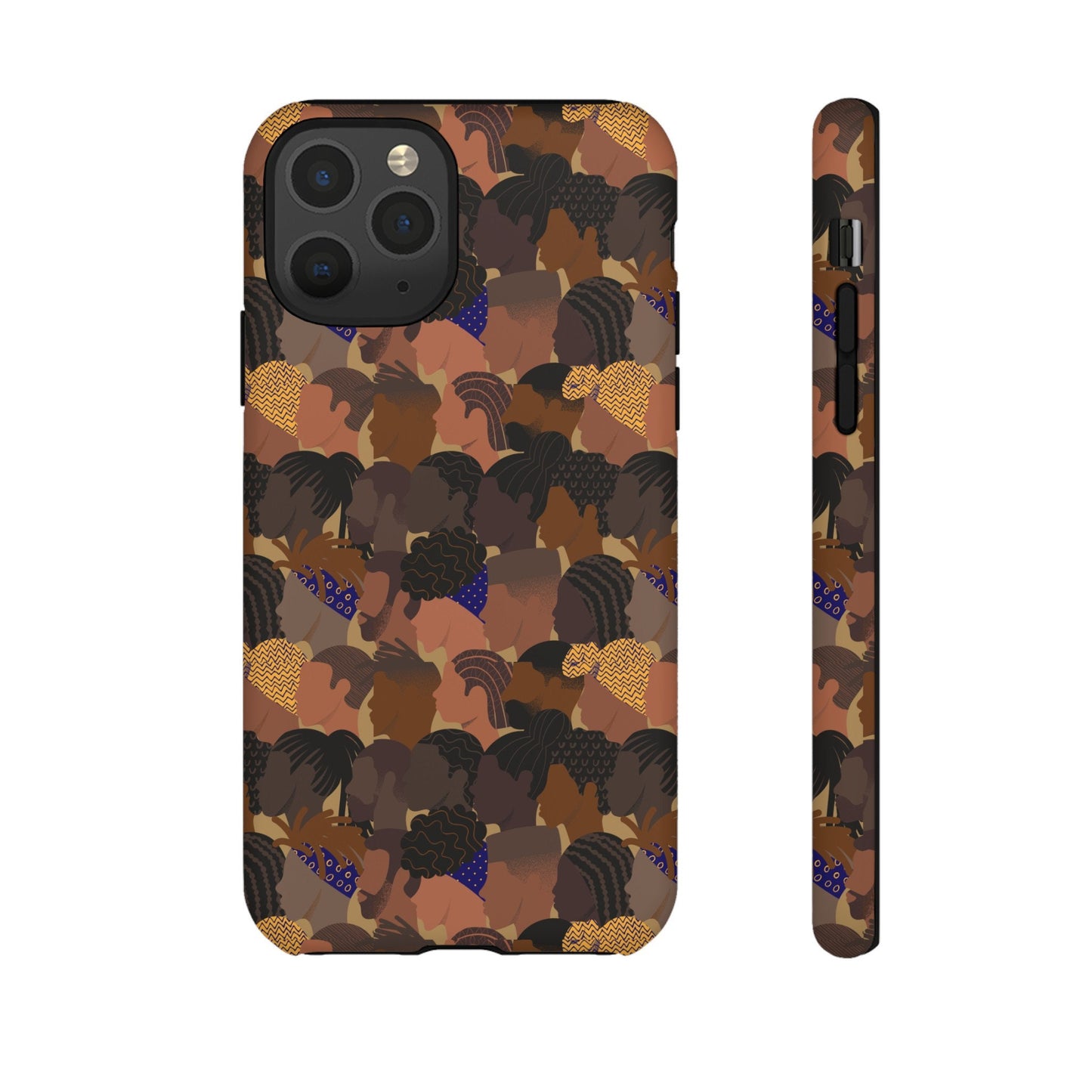iPhone 11, iPhone 11 Pro, iPhone 11 Tough Cases African American Woman Black Woman