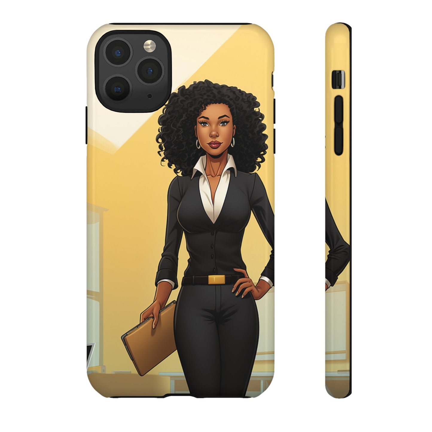 iPhone 11, iPhone 11 Pro, iPhone 11 Tough Cases African American Woman Business Woman Entrepreneur