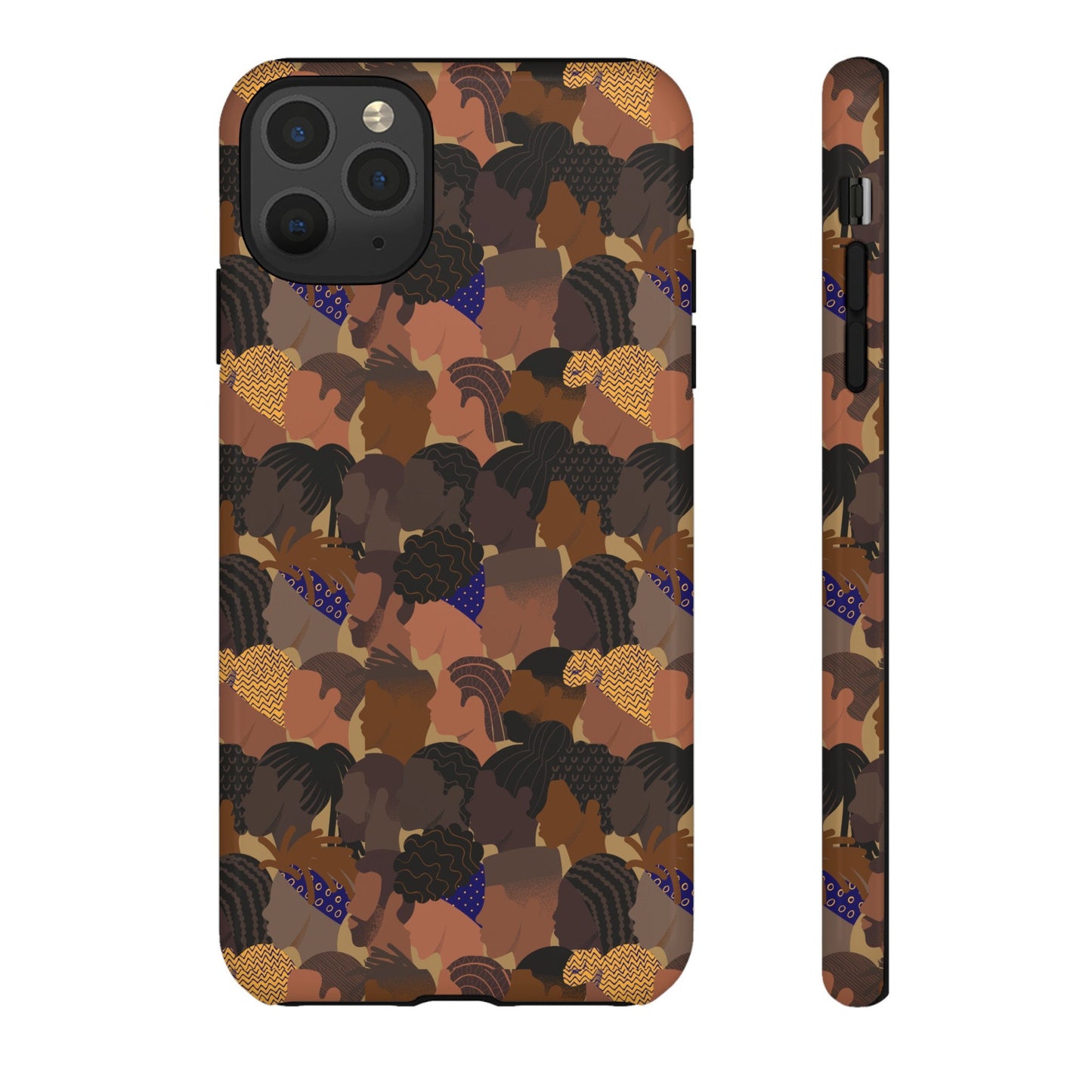 iPhone 11, iPhone 11 Pro, iPhone 11 Tough Cases African American Woman Black Woman