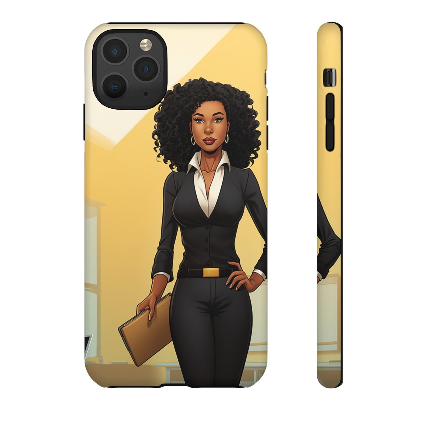 iPhone 11, iPhone 11 Pro, iPhone 11 Tough Cases African American Woman Business Woman Entrepreneur