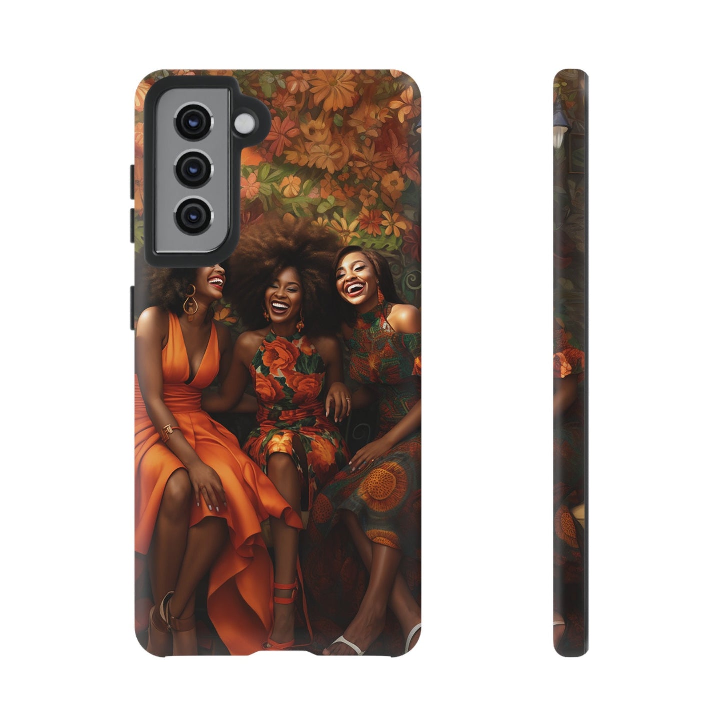 Samsung Galaxy S21 Samsung Galaxy S21 Plus Samsung Galaxy S21 Ultra S21 FE Tough Case AfricanAmerican Black Woman Sisters Friends Reunion