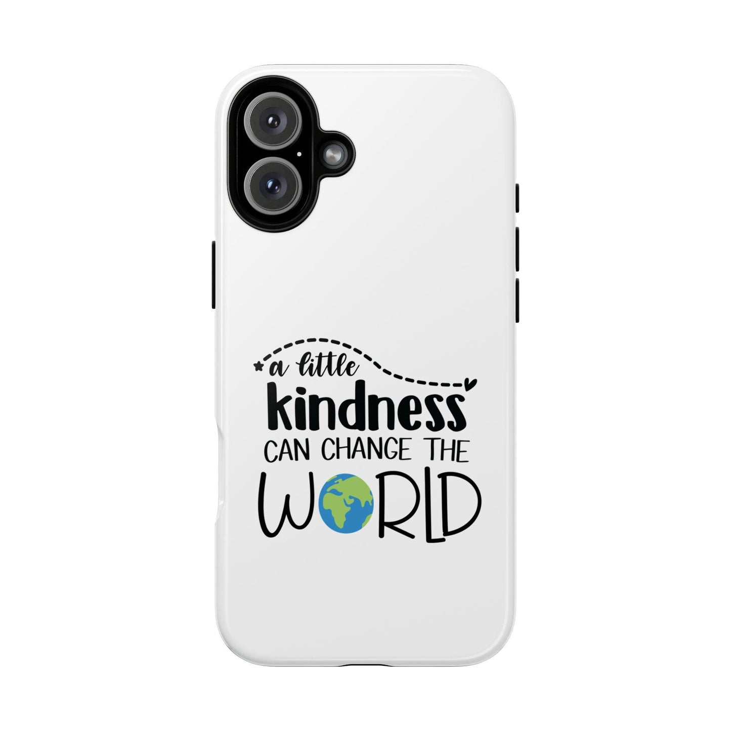 iPhone 16, iPhone 16 Pro, iPhone 16 Plus, iPhone 16 Pro Max Tough Cases Kind A Little Kindness Be Nice Hippie Boho Festival Phone Case