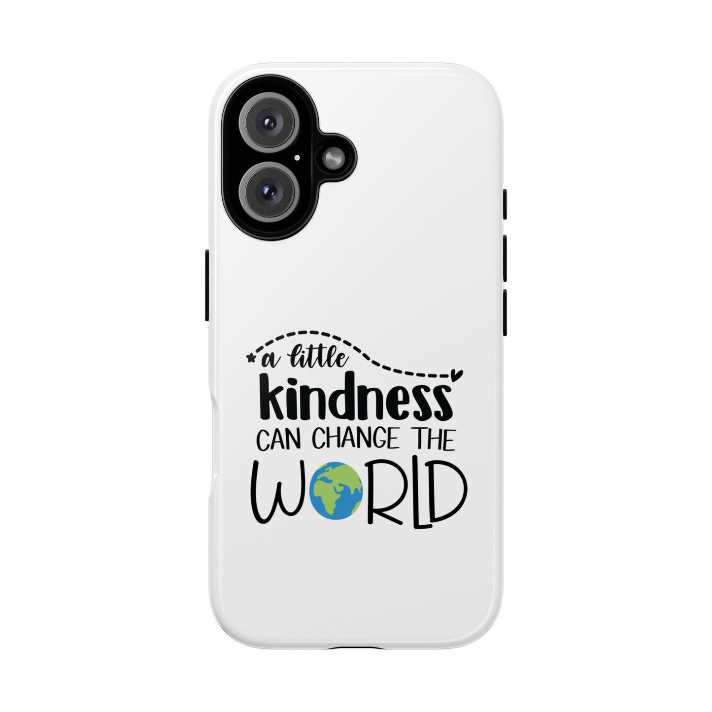 iPhone 16, iPhone 16 Pro, iPhone 16 Plus, iPhone 16 Pro Max Tough Cases Kind A Little Kindness Be Nice Hippie Boho Festival Phone Case