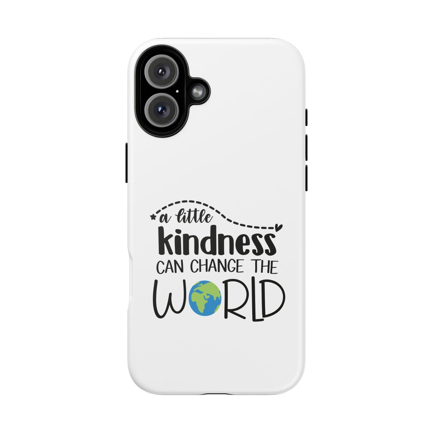 iPhone 16, iPhone 16 Pro, iPhone 16 Plus, iPhone 16 Pro Max Tough Cases Kind A Little Kindness Be Nice Hippie Boho Festival Phone Case