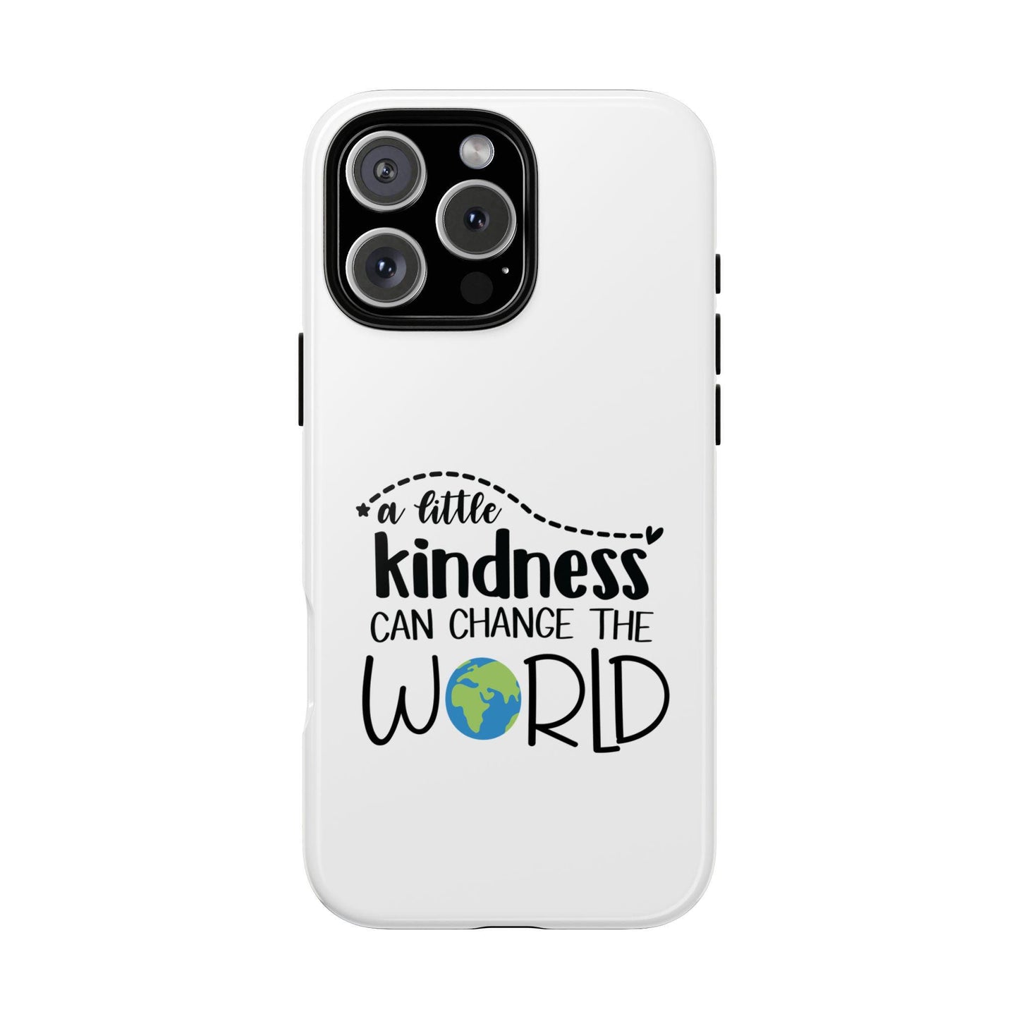 iPhone 16, iPhone 16 Pro, iPhone 16 Plus, iPhone 16 Pro Max Tough Cases Kind A Little Kindness Be Nice Hippie Boho Festival Phone Case
