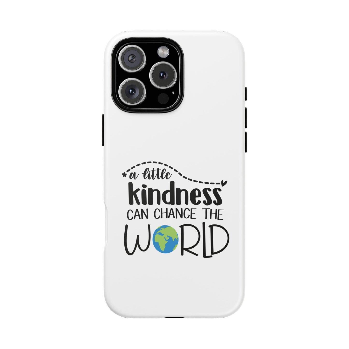 iPhone 16, iPhone 16 Pro, iPhone 16 Plus, iPhone 16 Pro Max Tough Cases Kind A Little Kindness Be Nice Hippie Boho Festival Phone Case