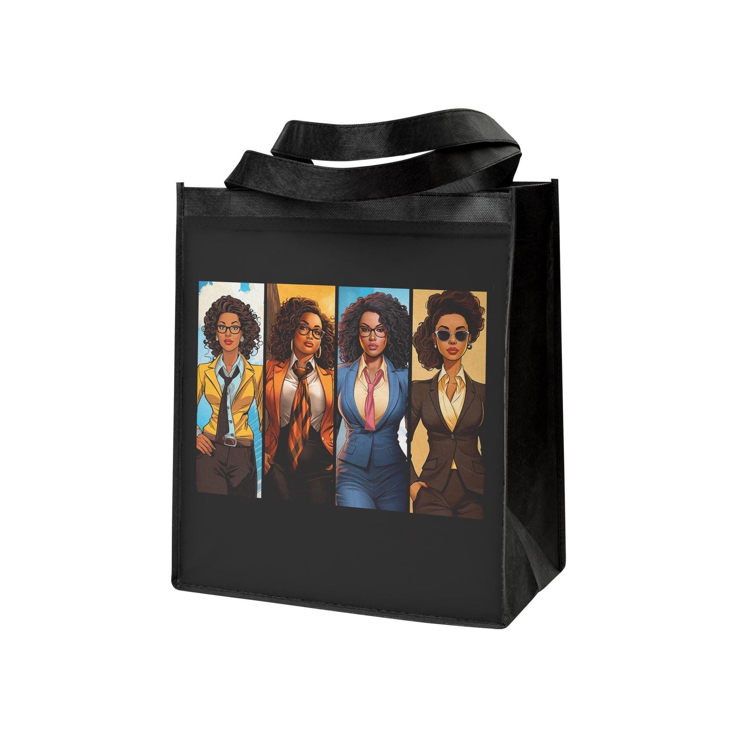 African American Black Women Superheroes Strong Black Women Shopping Tote Bag