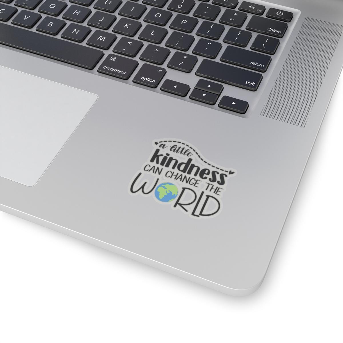 Kindness Can Change the World Kiss-Cut Sticker Gift for Those Are Kind No Bully Nice People, Transparent or White Backgroud, Positive Vibes