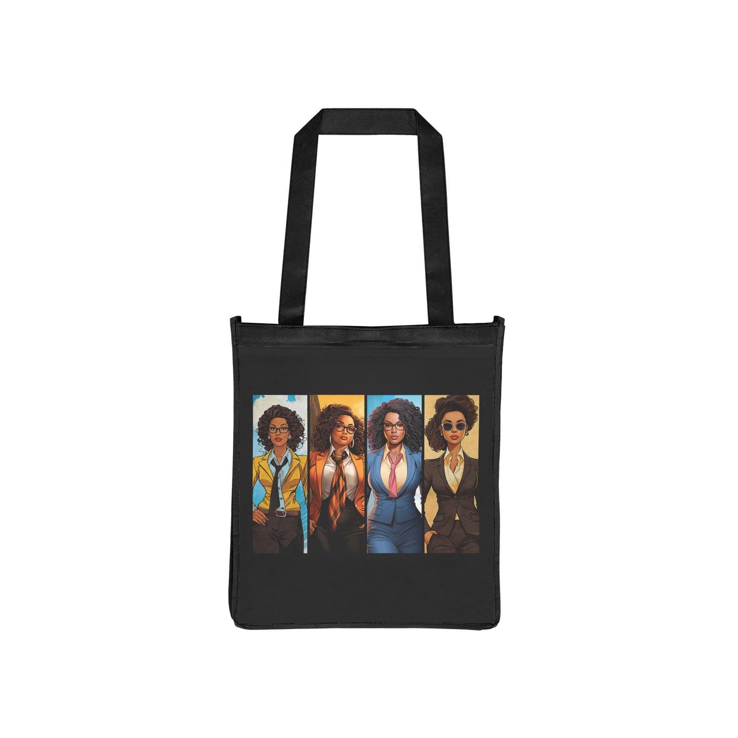 African American Black Women Superheroes Strong Black Women Shopping Tote Bag
