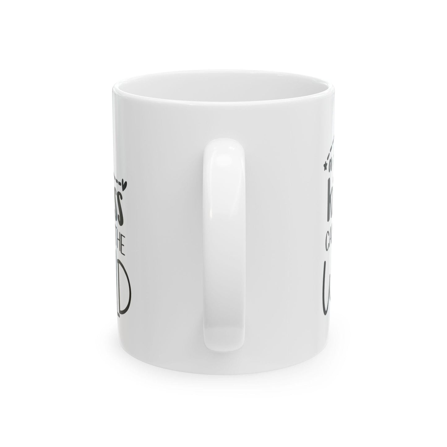 Kindness Can Change the World Peace Ceramic Mug, 11oz - Gift for Those Are Kind No Bully Nice People, Inspirational Tea Cup, Positive Vibes