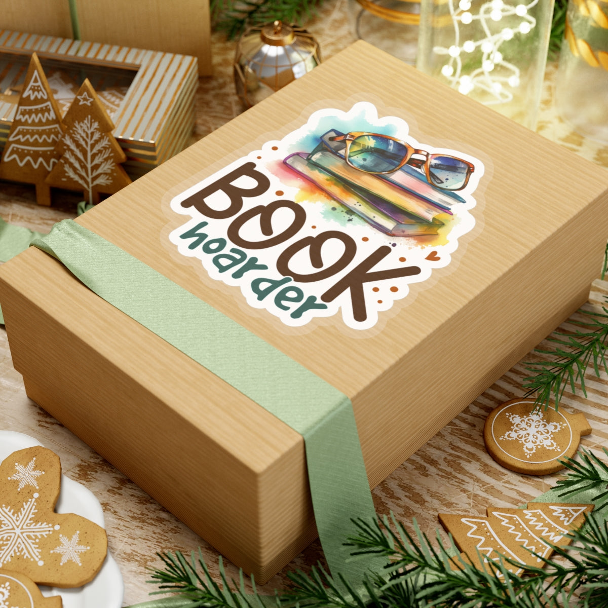 Book Hoarder Kiss-Cut Stickers