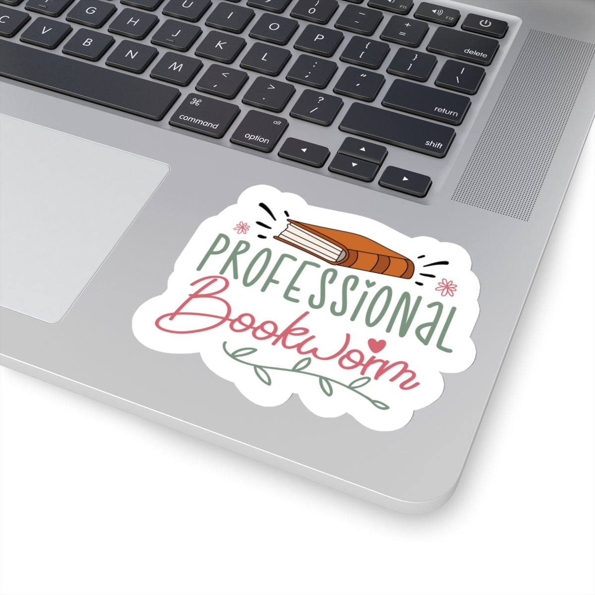 Professional Bookworm (Book Dragon) Kiss-Cut Stickers