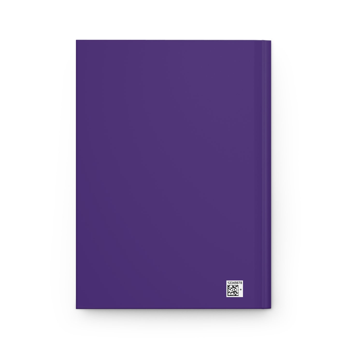 Girl with Headphones Hardcover Journal Matte (Purple tones)