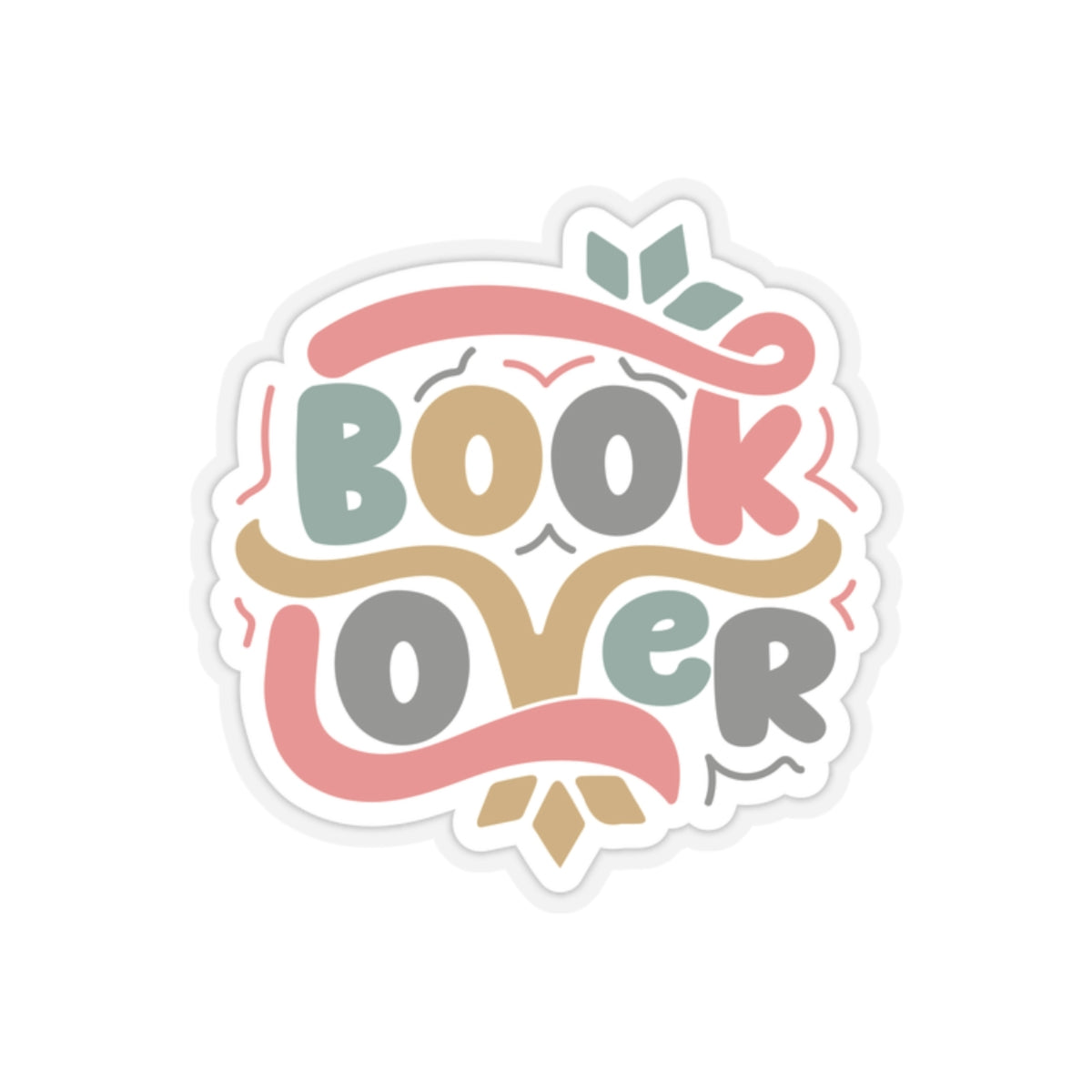 Book Lover Kiss-Cut Stickers