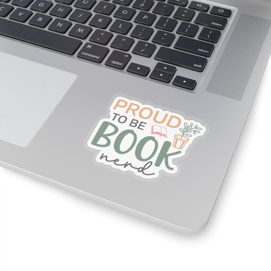 Power to be a Book Nerd Kiss-Cut Stickers - Book Dragon, Power Reader, Book Worm, Bookaholic