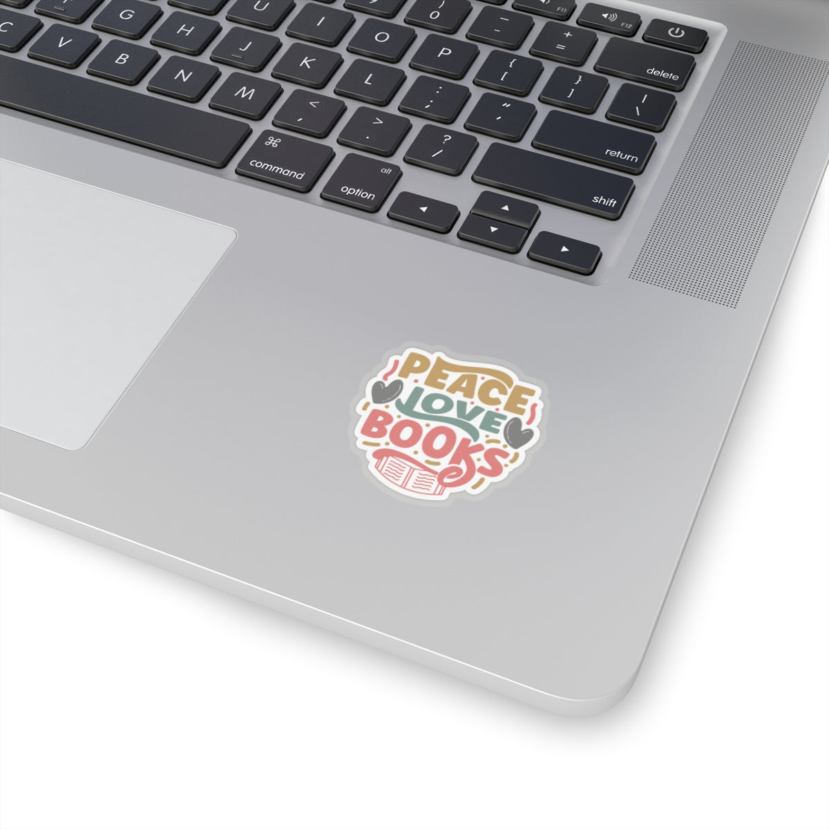 Peace Love Books Kiss-Cut Stickers