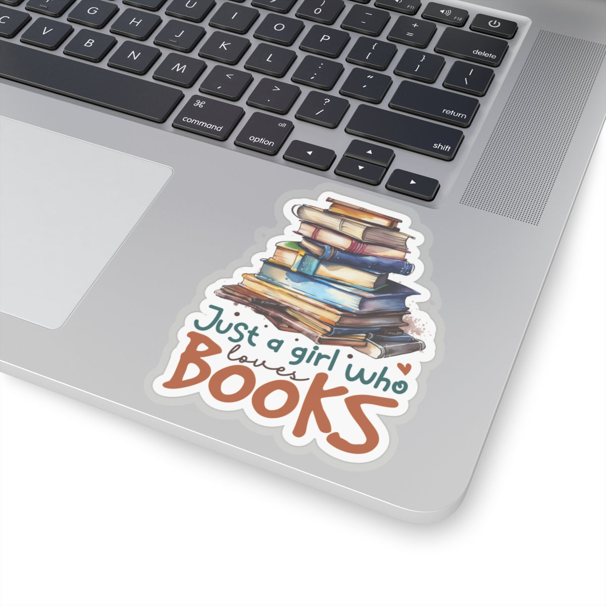 Just a Girl Who Loves Books Kiss-Cut Stickers
