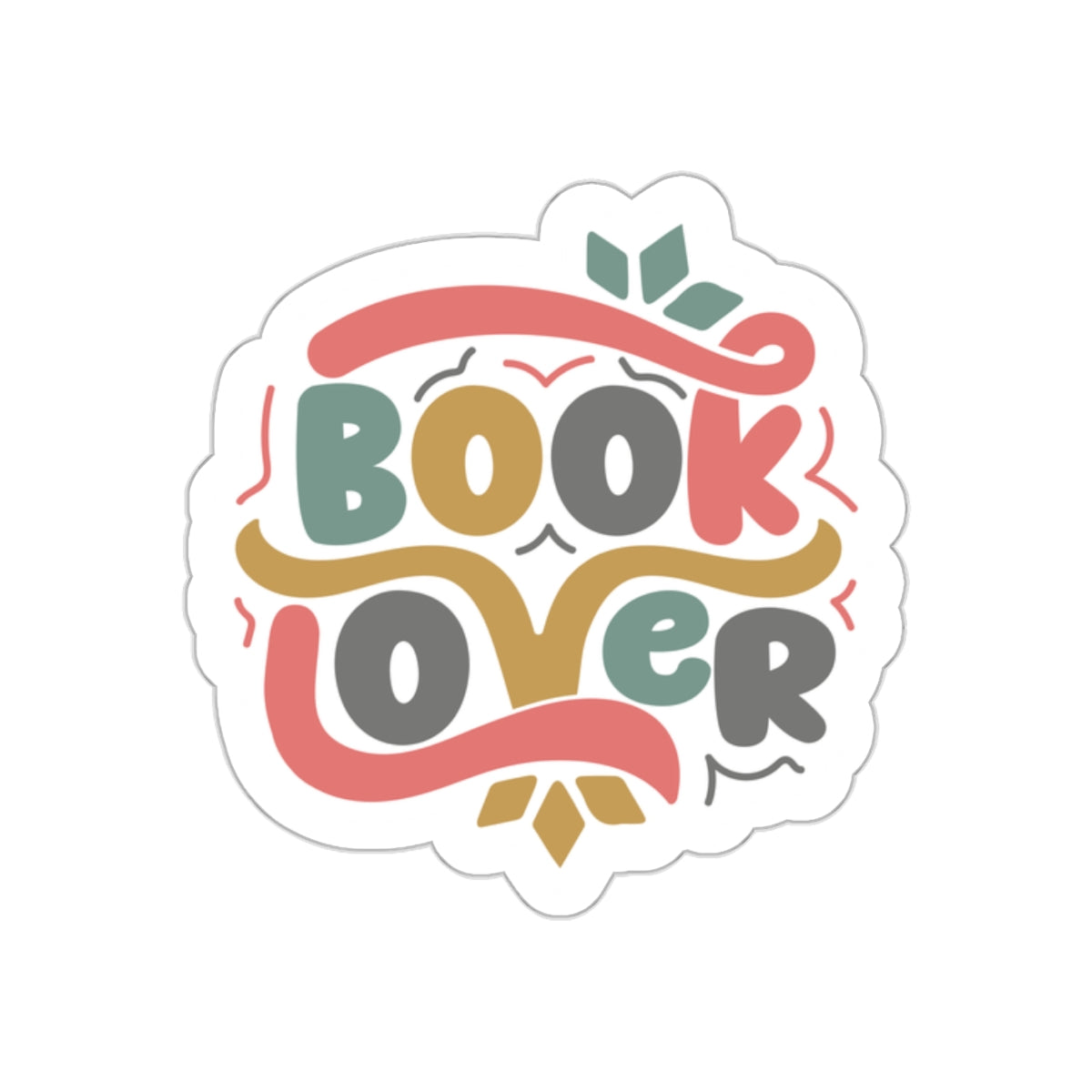 Book Lover Kiss-Cut Stickers