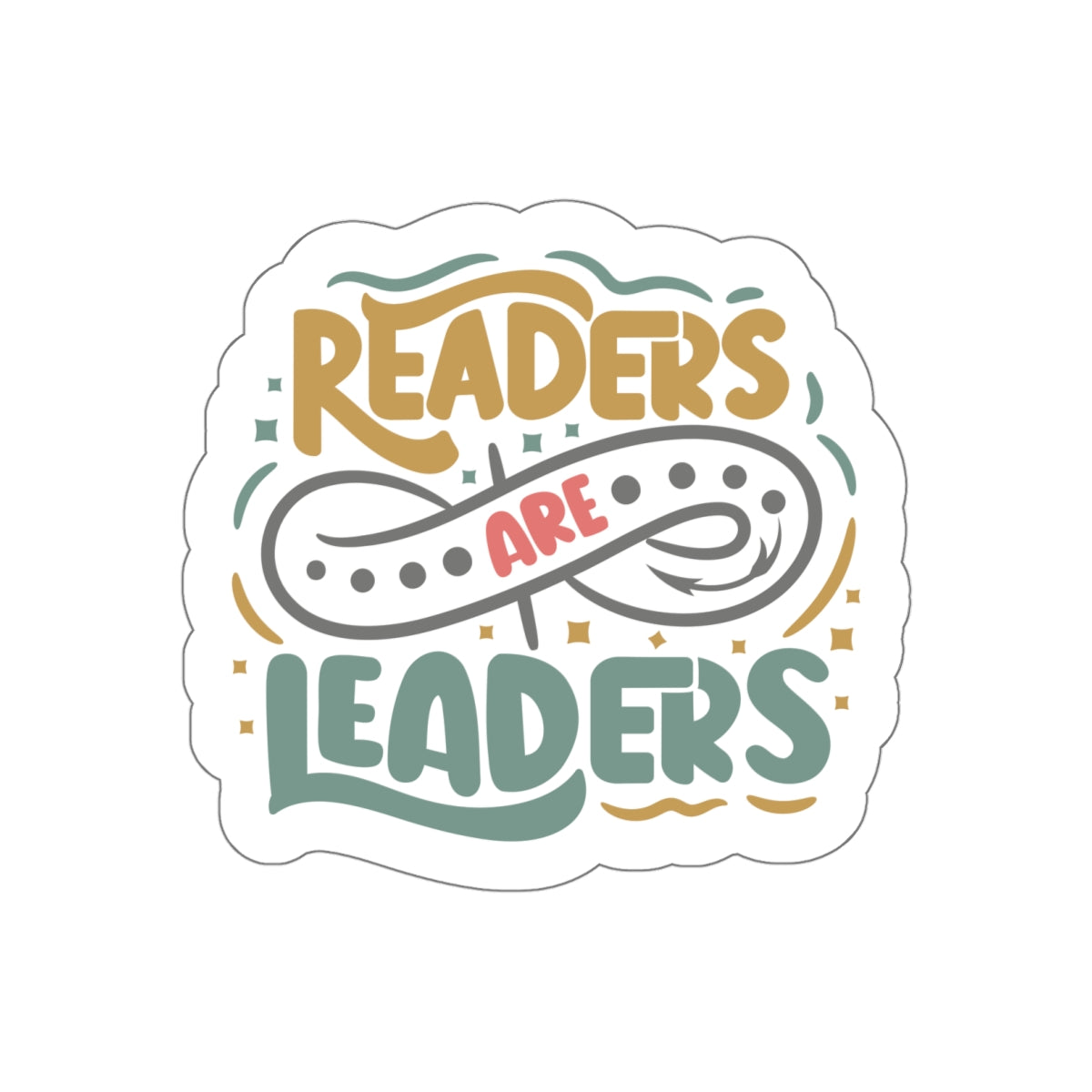 Readers are Leaders Kiss-Cut Stickers