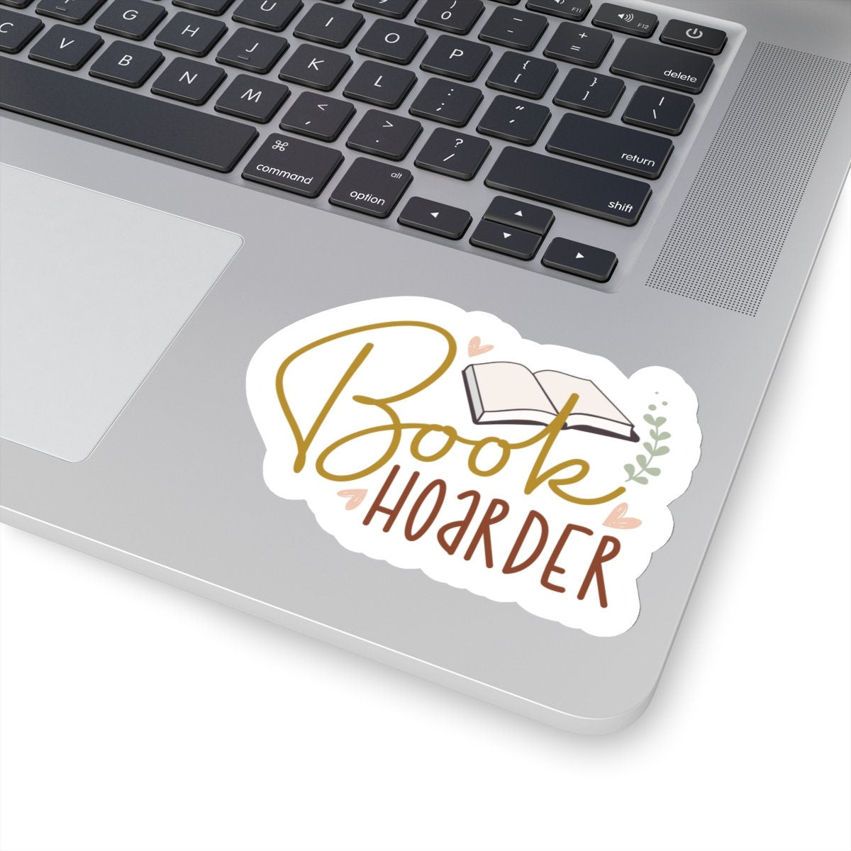 Book Hoarder Kiss-Cut Stickers - Gift for Bookaholic, Power Reader, Book Nerd, Book Worm, Book Dragon