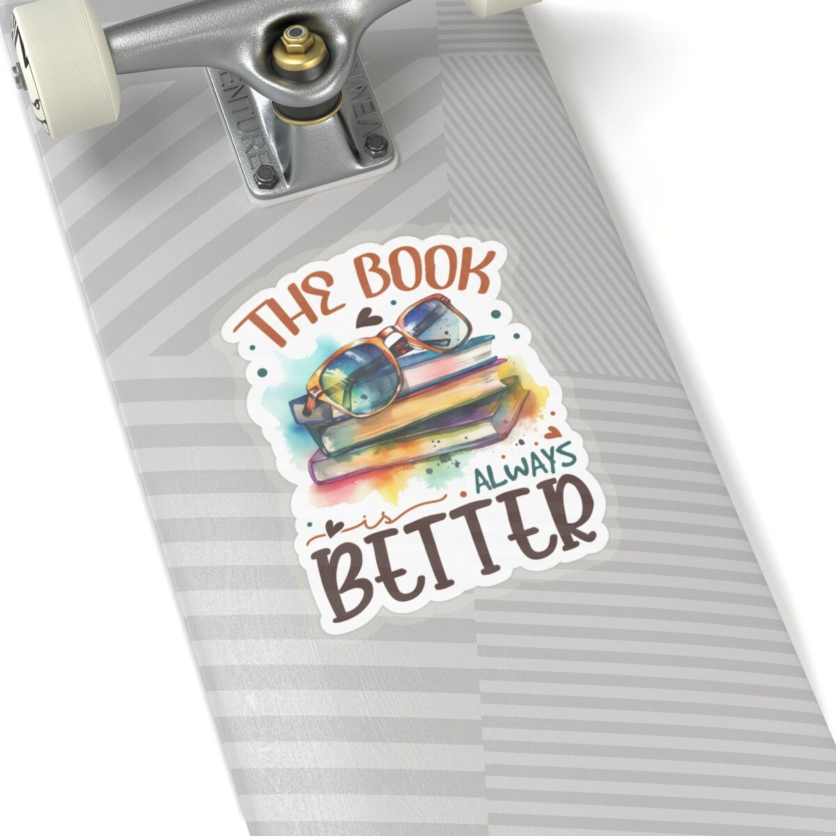 The Book is Always Better Kiss-Cut Stickers Reader Gift for Reader Book Worm Book Nerd Book Dragon