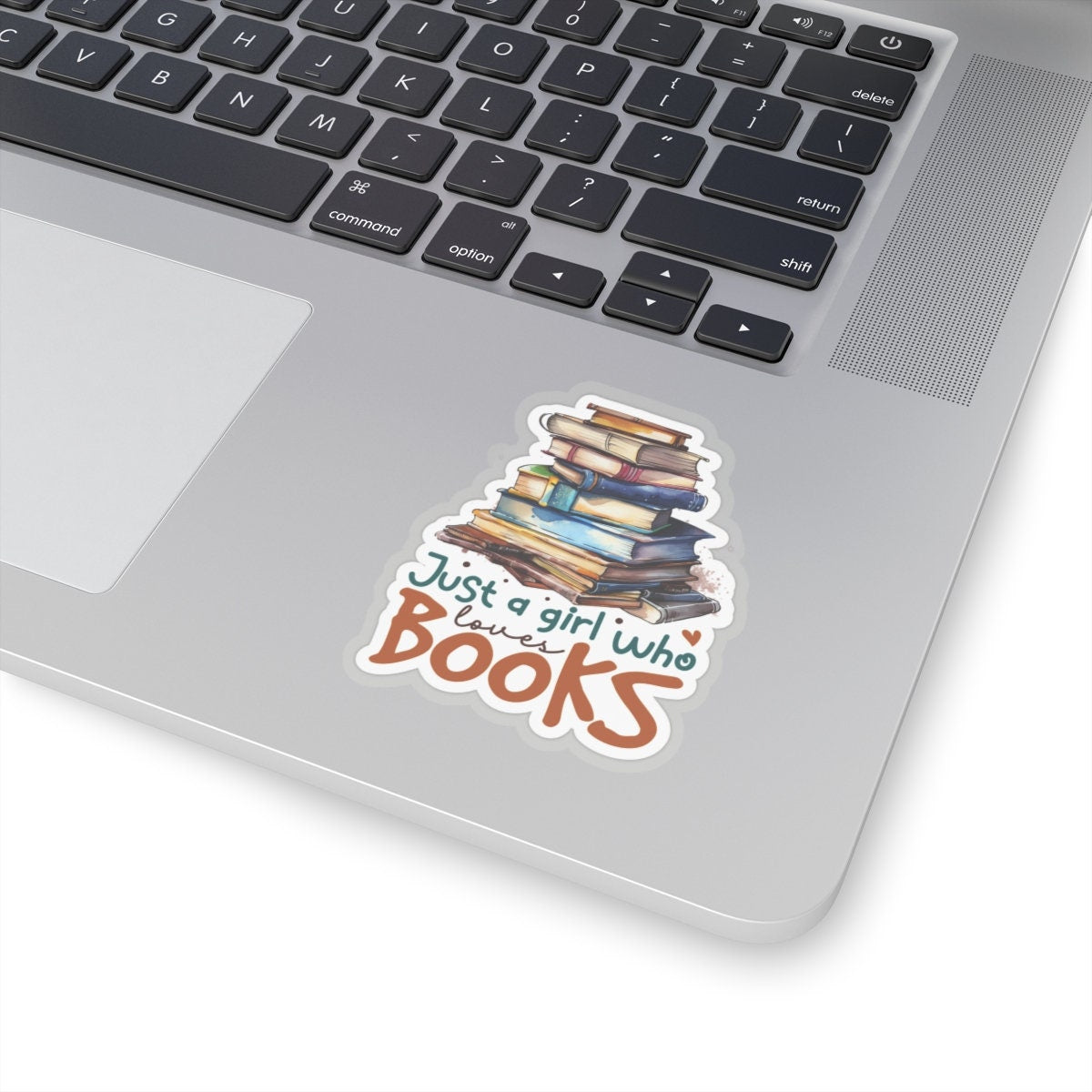 Just a Girl Who Loves Books Kiss-Cut Stickers