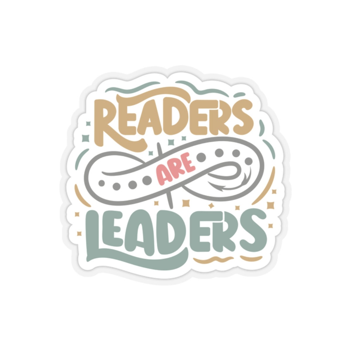 Readers are Leaders Kiss-Cut Stickers