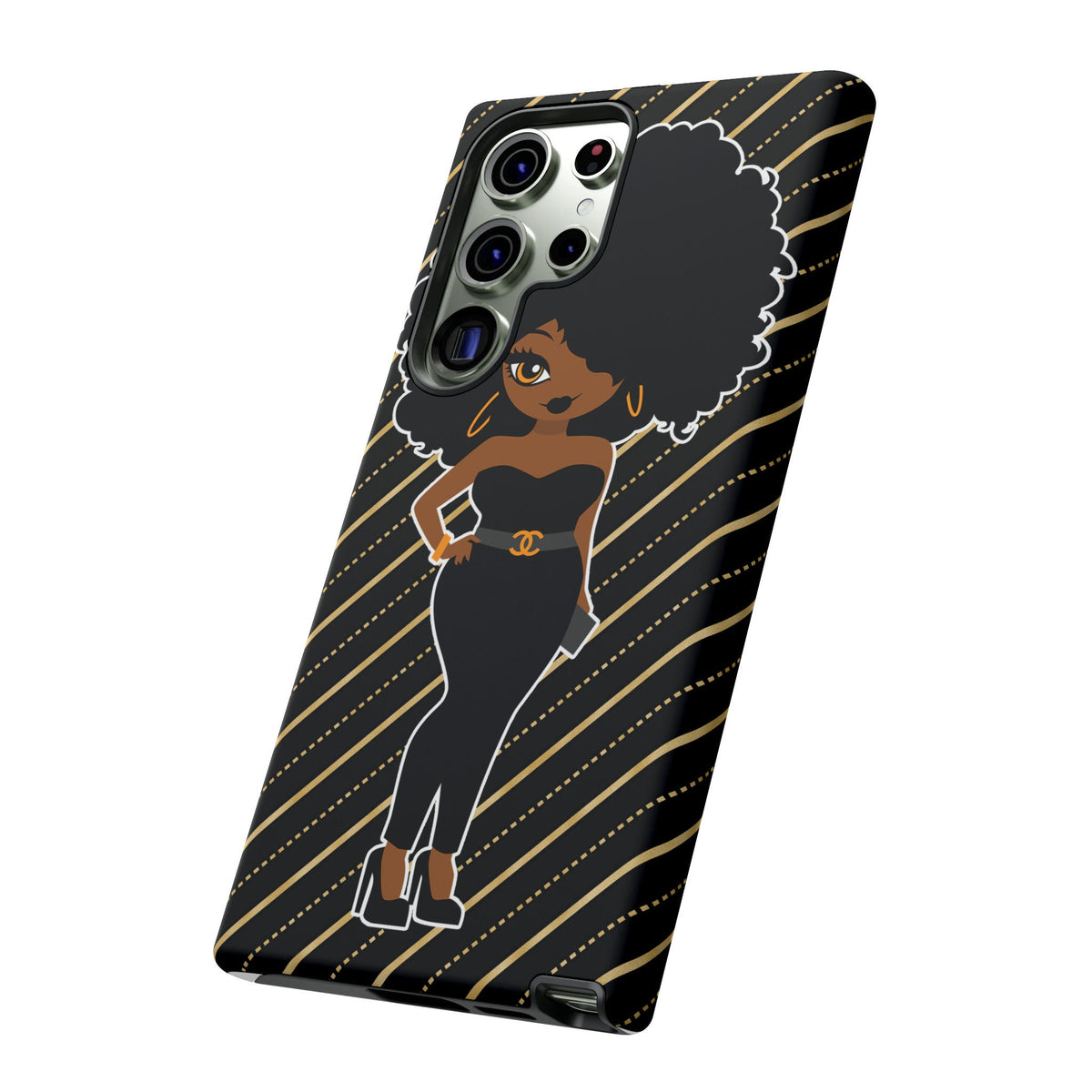 Samsung Galaxy S23 Galaxy S23 Plus Galaxy S23 Ultra Tough Cases for the Culture Black Culture African American Woman Black Woman Melanin