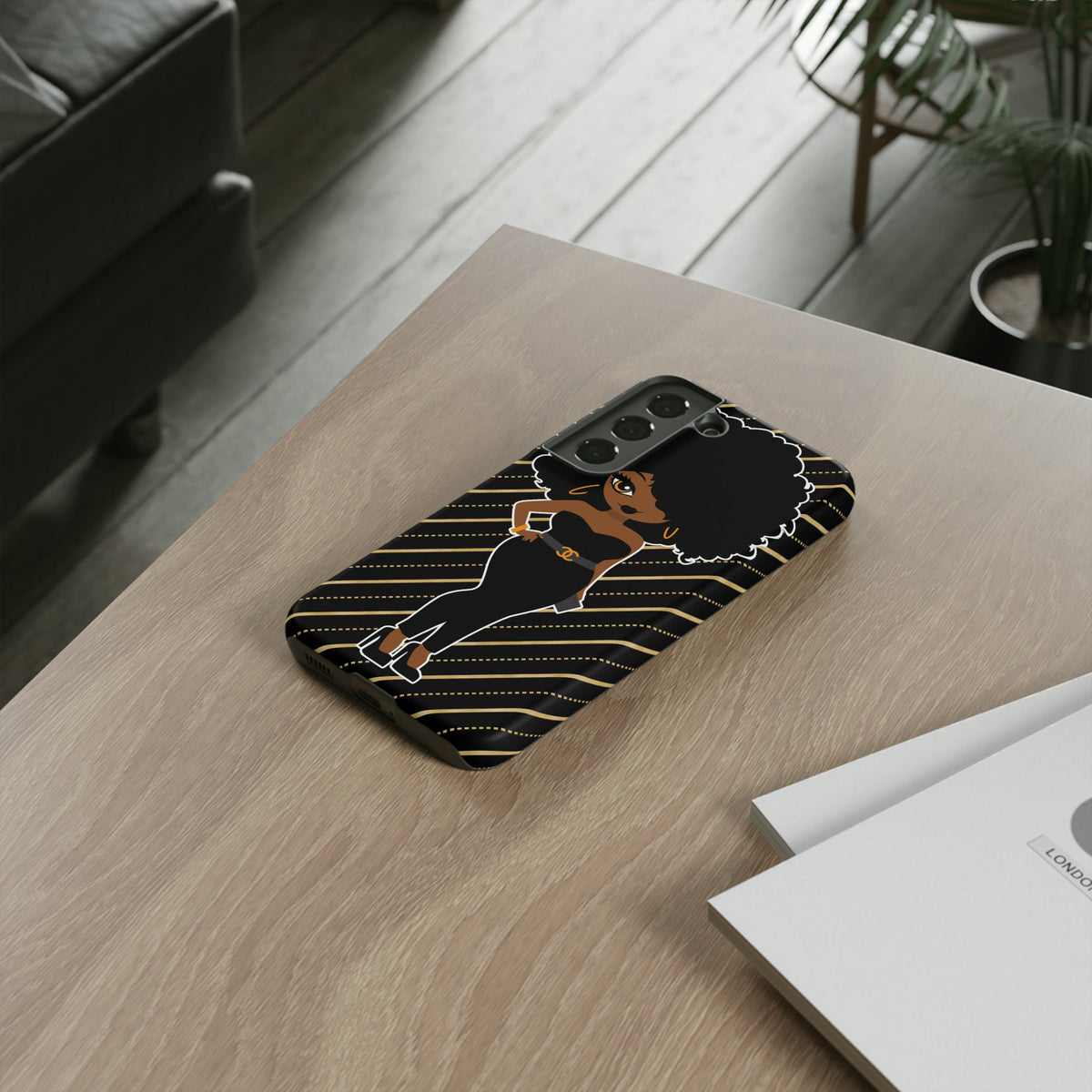 Samsung Galaxy S22 Galaxy S22 Plus Galaxy S22 Ultra Tough Cases for the Culture Black Culture African American Woman Black Woman Melanin
