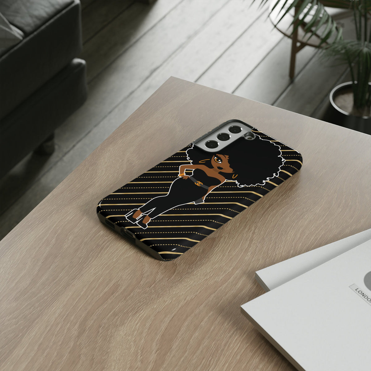 Samsung Galaxy S22 Galaxy S22 Plus Galaxy S22 Ultra Tough Cases for the Culture Black Culture African American Woman Black Woman Melanin