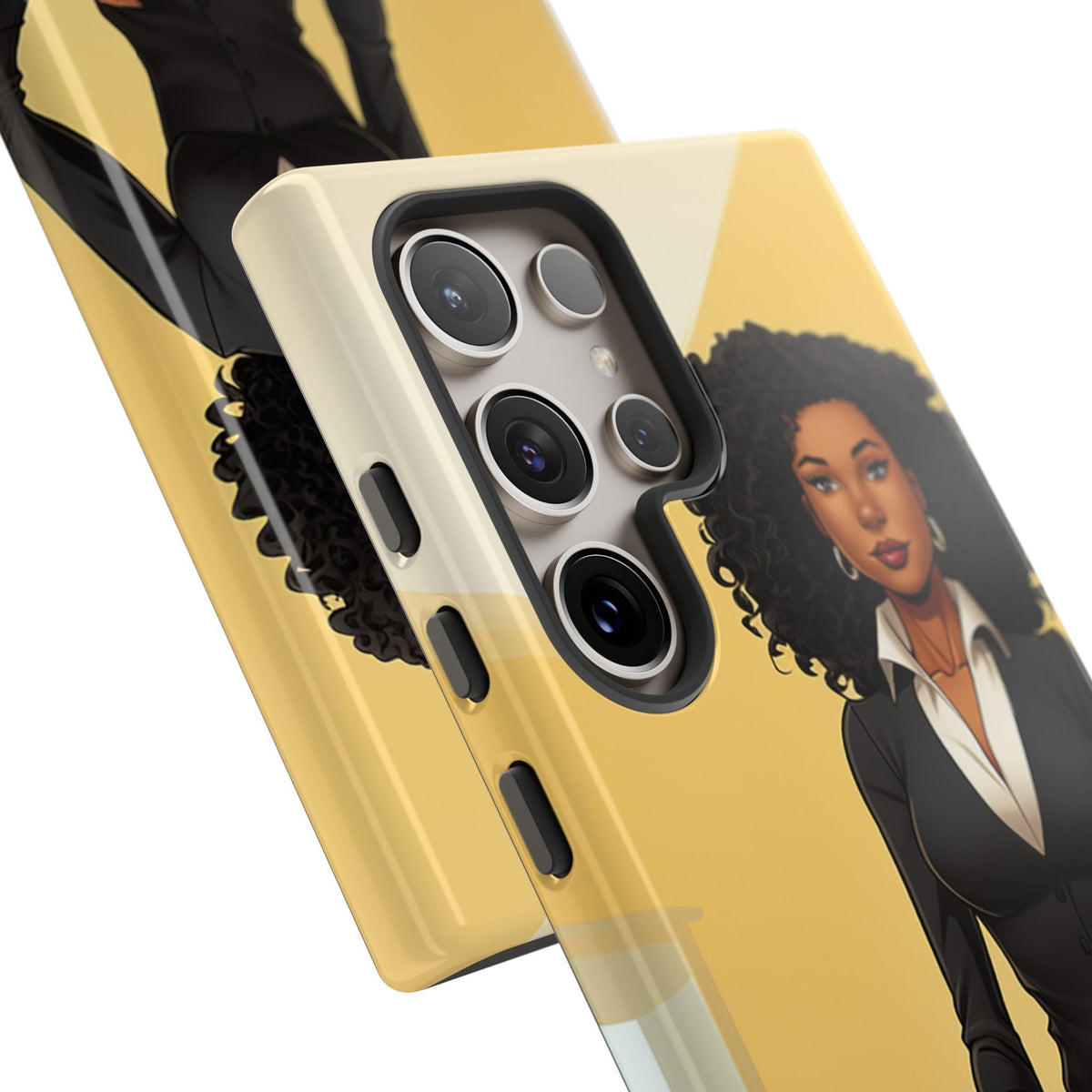 Samsung  Galaxy S24 Samsung Galaxy S24 Plus Samsung Galaxy S24 Ultra Tough Cases African American Woman Business Woman Entrepreneur