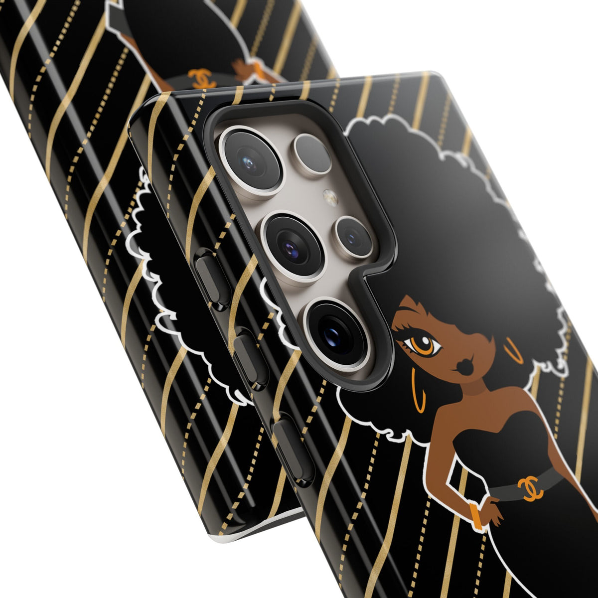 Samsung  Galaxy S24 Samsung Galaxy S24 Plus Samsung Galaxy S24 Ultra Tough Cases African American Woman Black Woman