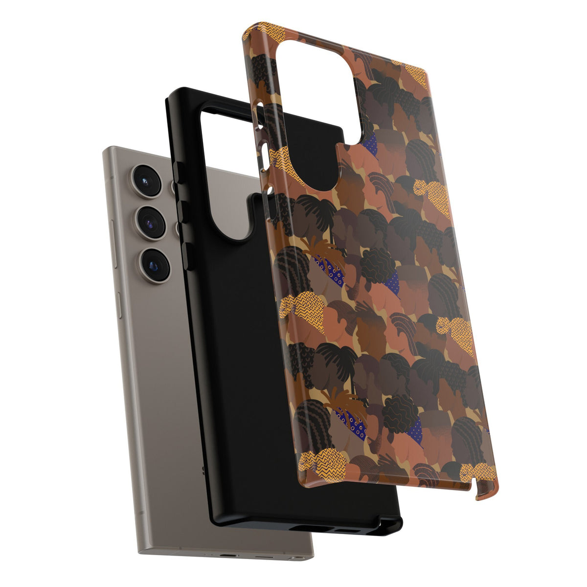Samsung  Galaxy S24 Samsung Galaxy S24 Plus Samsung Galaxy S24 Ultra Tough Cases African American Woman Black Woman