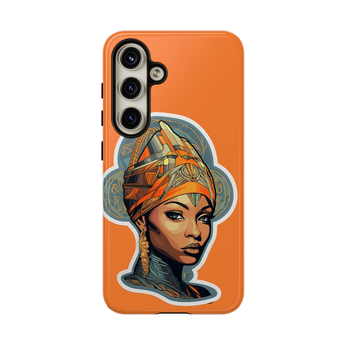 Samsung  Galaxy S24 Samsung Galaxy S24 Plus Samsung Galaxy S24 Ultra Tough Cases African American Queen Nubian Princess Black Royalty