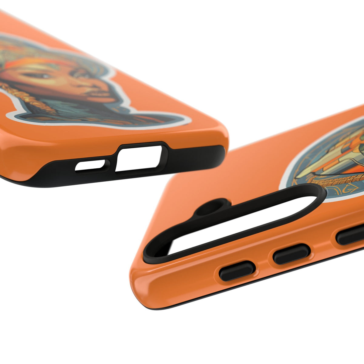 Samsung  Galaxy S24 Samsung Galaxy S24 Plus Samsung Galaxy S24 Ultra Tough Cases African American Queen Nubian Princess Black Royalty