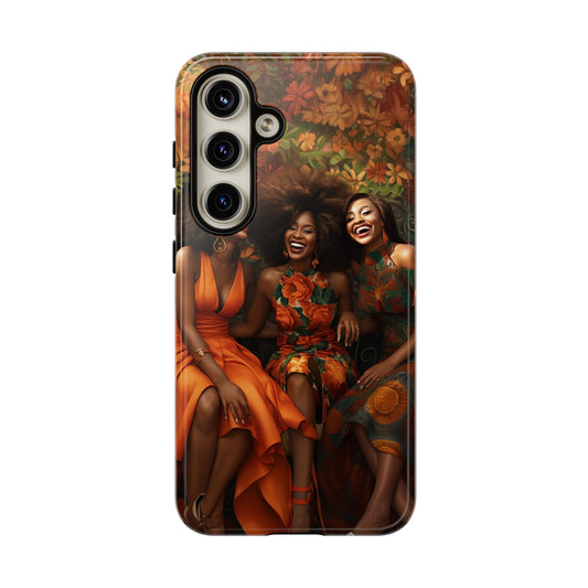 Samsung Galaxy S24 Samsung Galaxy S24 Plus Samsung Galaxy S24 Ultra Tough Cases African American Women Black Woman Sisters Friends Reunion