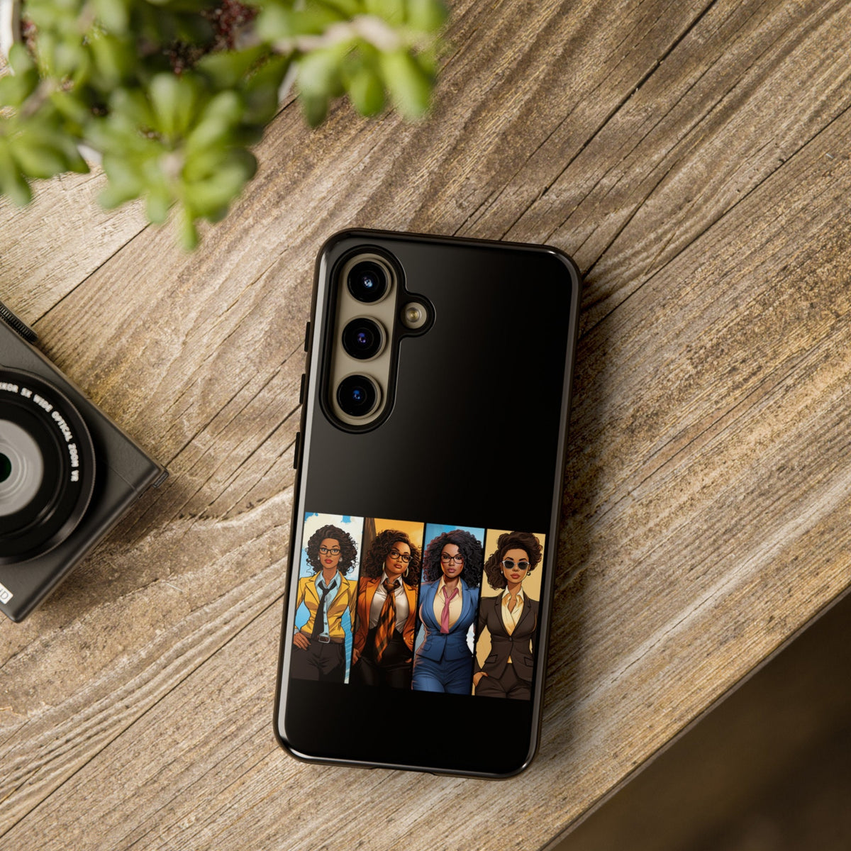 Samsung Galaxy S24 Samsung Galaxy S24 Plus Samsung Galaxy S24 Ultra Tough Cases African American Black Women Superheroes Strong Black Women