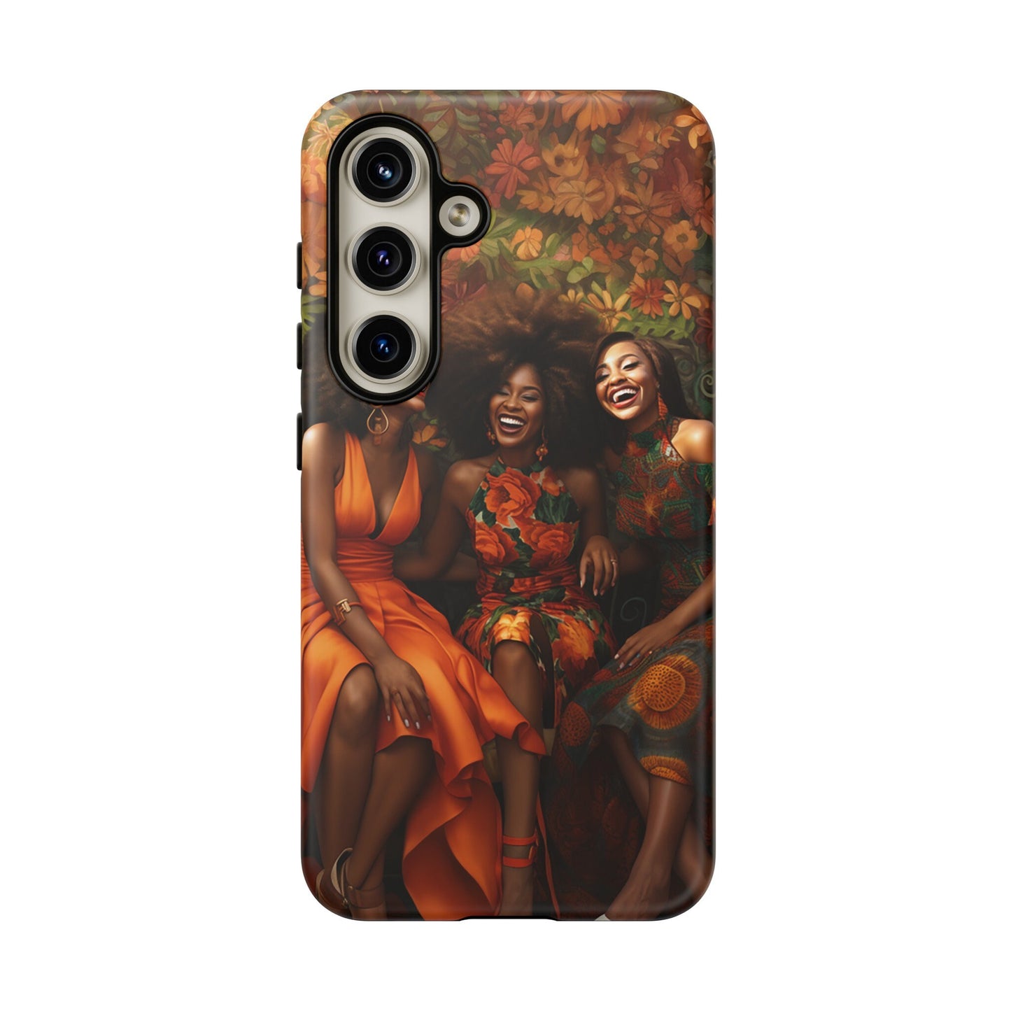 Samsung Galaxy S24 Samsung Galaxy S24 Plus Samsung Galaxy S24 Ultra Tough Cases African American Women Black Woman Sisters Friends Reunion
