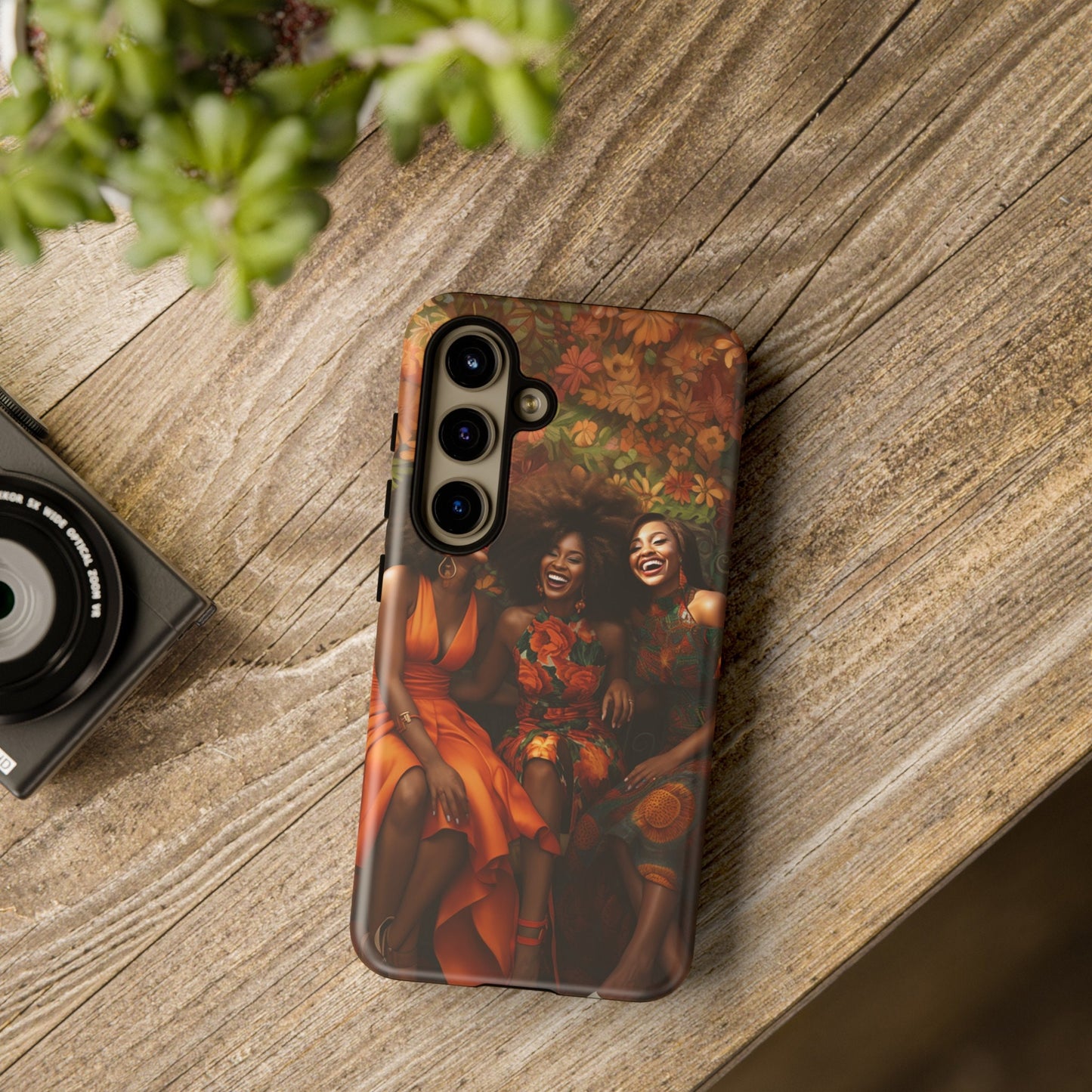 Samsung Galaxy S24 Samsung Galaxy S24 Plus Samsung Galaxy S24 Ultra Tough Cases African American Women Black Woman Sisters Friends Reunion